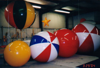 Advertising Balloons - 4.5ft-8ft. We manufacture our helium advertising balloons in the USA.